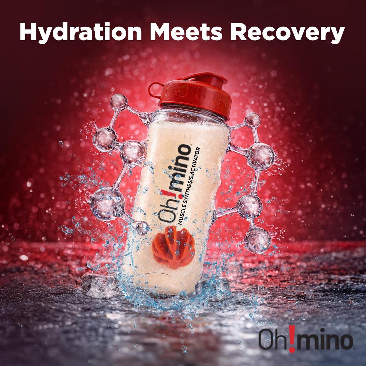 Oh!mino Ohmino BCAA + EAA Powder, Amino Acid Supplement, 40 Servings