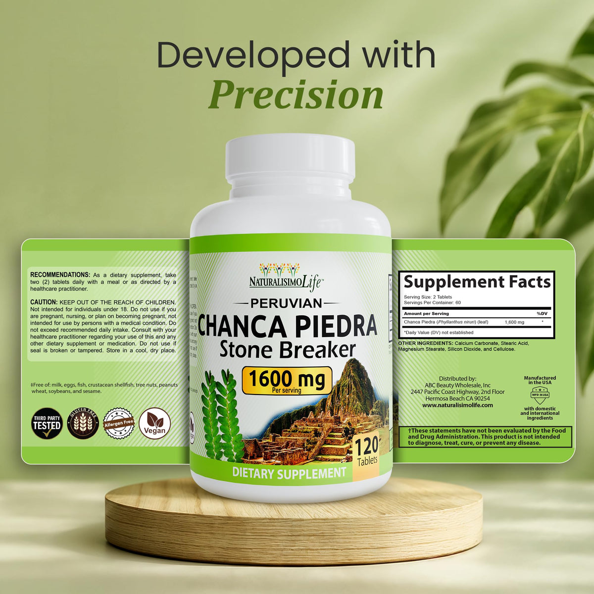 NaturalisimoLife Chanca Piedra 1600 mg - 120 Tablets - image 7
