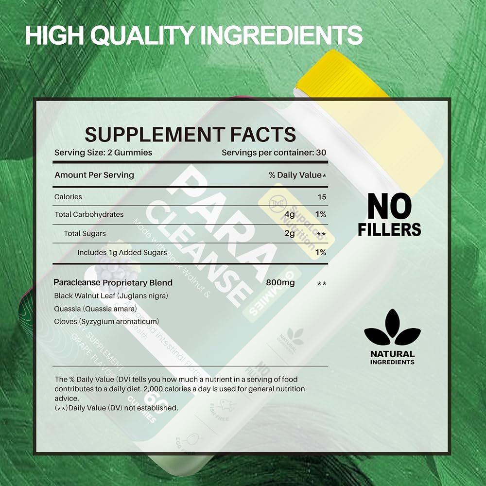 MEGNETA Para Detox & Cleanse Gummies - 60 Gummies - image 2