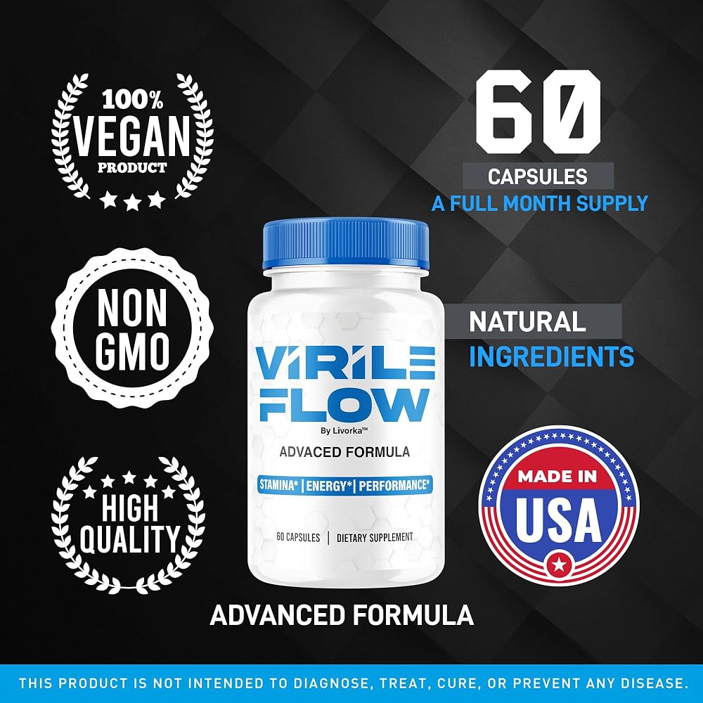 LIVORKA Virile Flow for Men Supplement - 300 Capsules - image 4