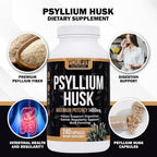 YouFit Nutrition Psyllium Husk Capsules 1450mg - 240 Capsules - image 5
