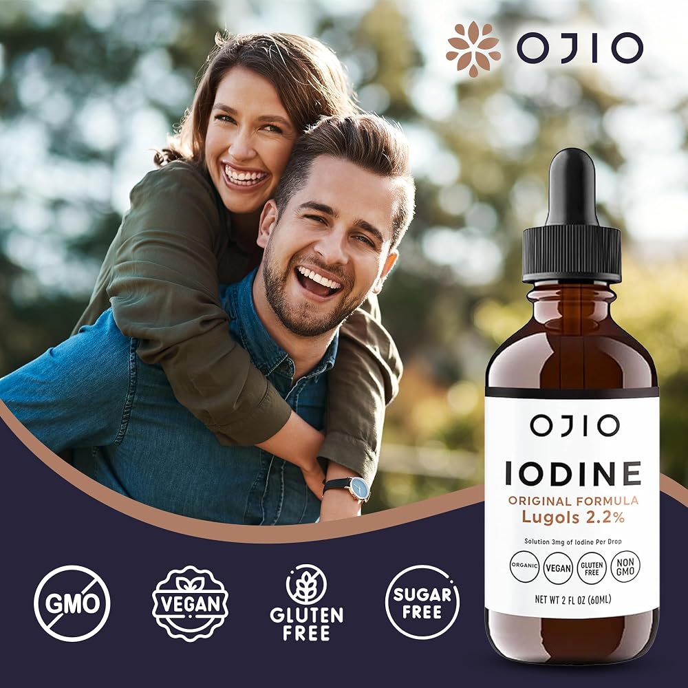 Ojio Lugol's Iodine Solution 2% Liquid Drops - 6 Fl Oz - image 5