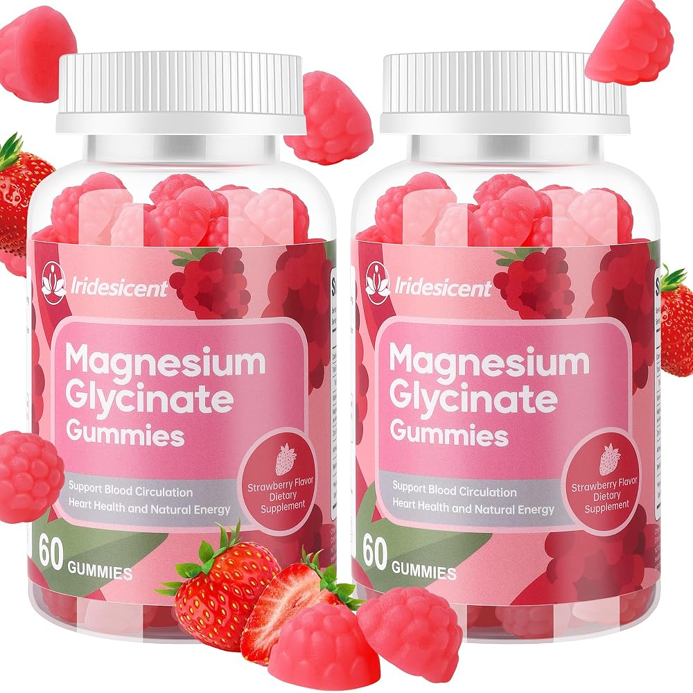 IRIDESICENT Magnesium Glycinate Gummies 400mg