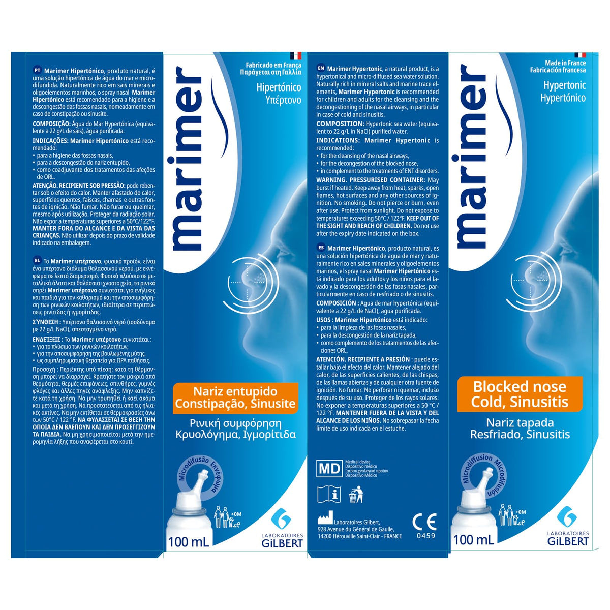 Marimer Hypertonic Saline Nasal Spray 2.2% - 3.38 fl oz - image 2
