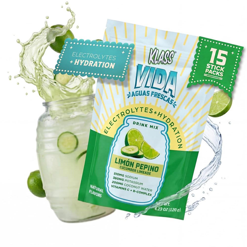 KLASS VIDA Variety Pack Hydration Sugar-Free Powder Packets