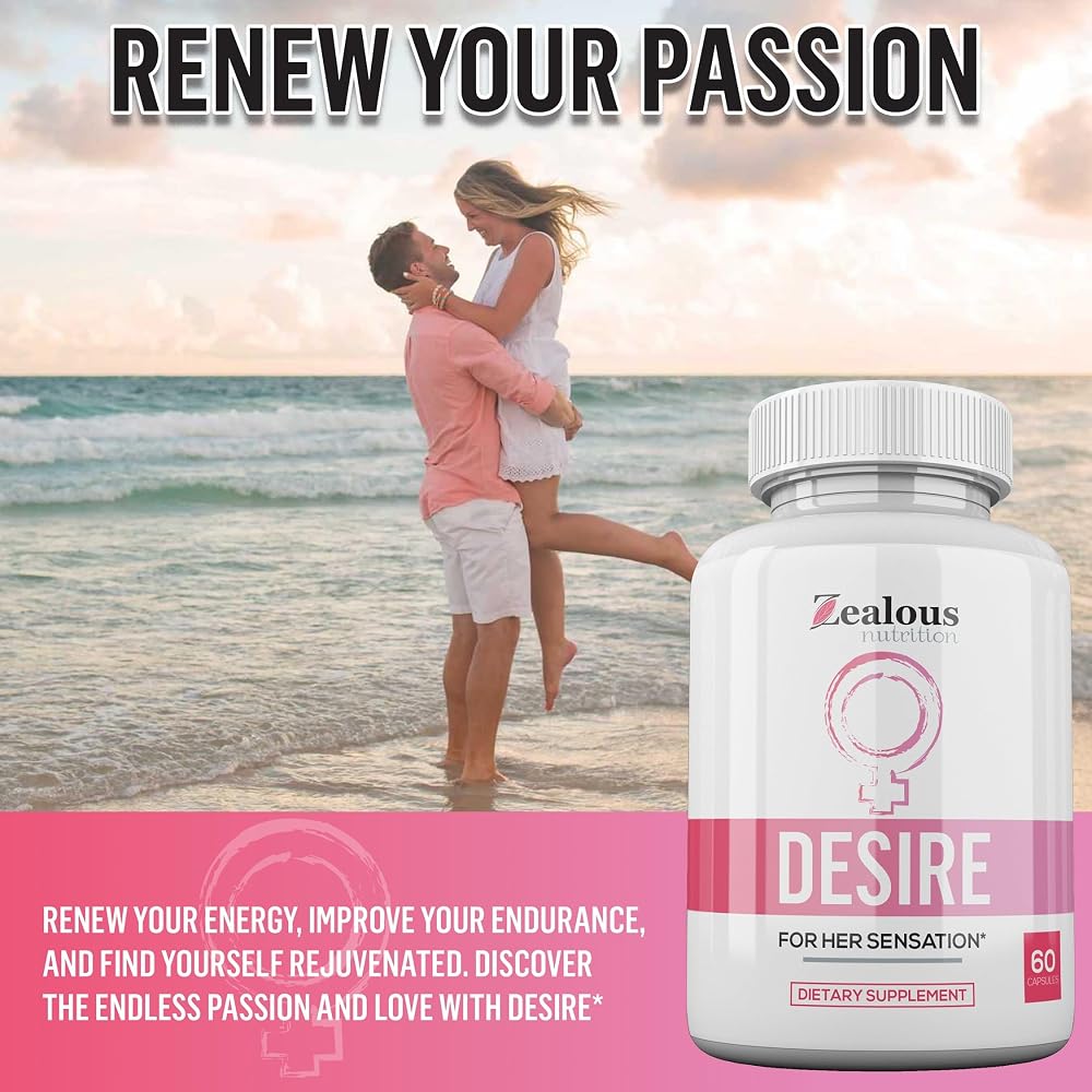 Zealous Nutrition Desire Female Drive Enhancement Capsules - 60 Capsules - image 3