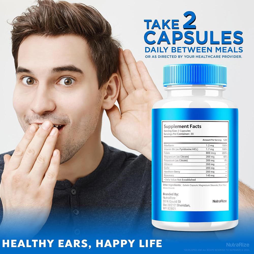 NutraRize Tonosin Pro Max Capsules Hearing Support - 300 Capsules - image 6