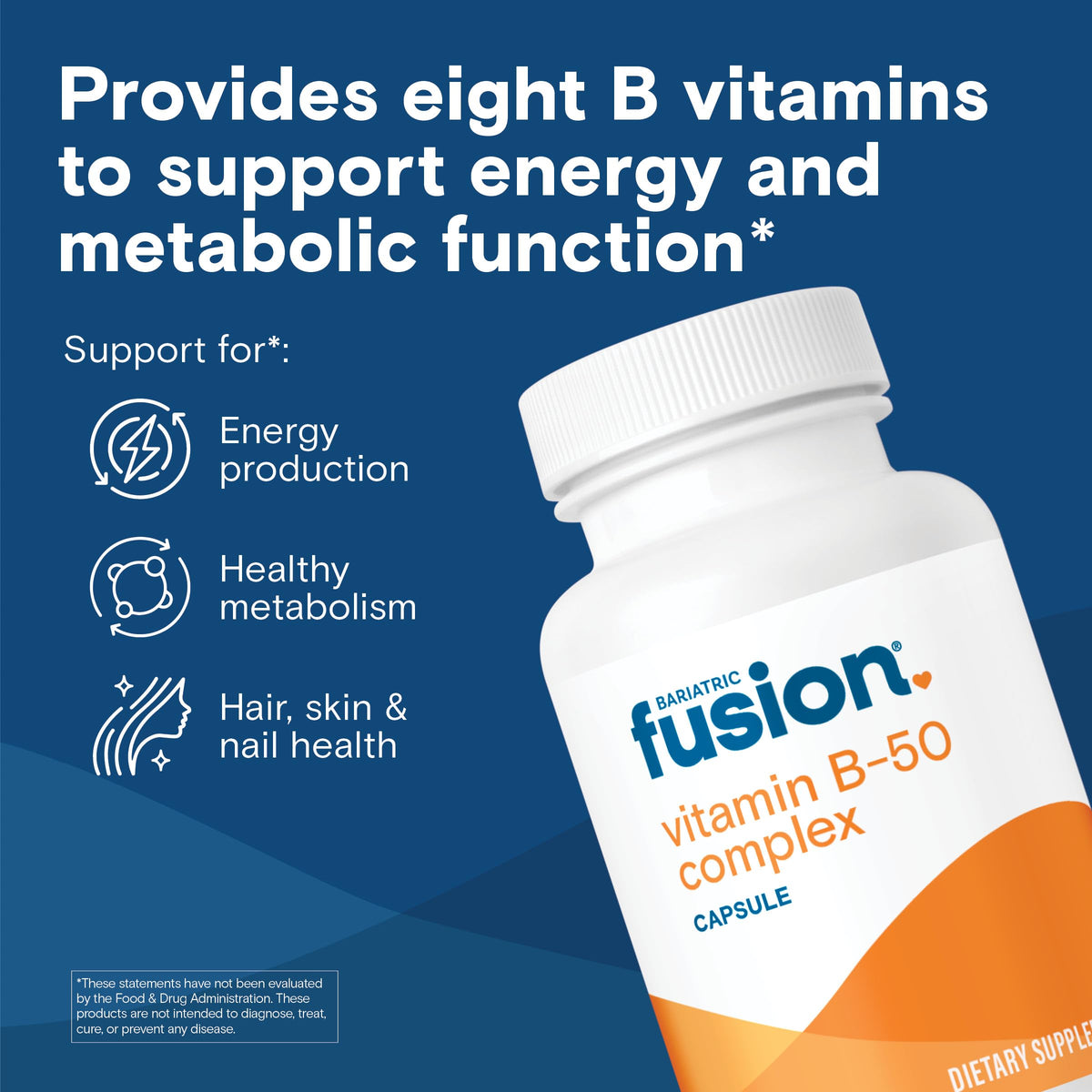 Bariatric Fusion Vitamin B-50 Complex - 90 Capsules - image 2