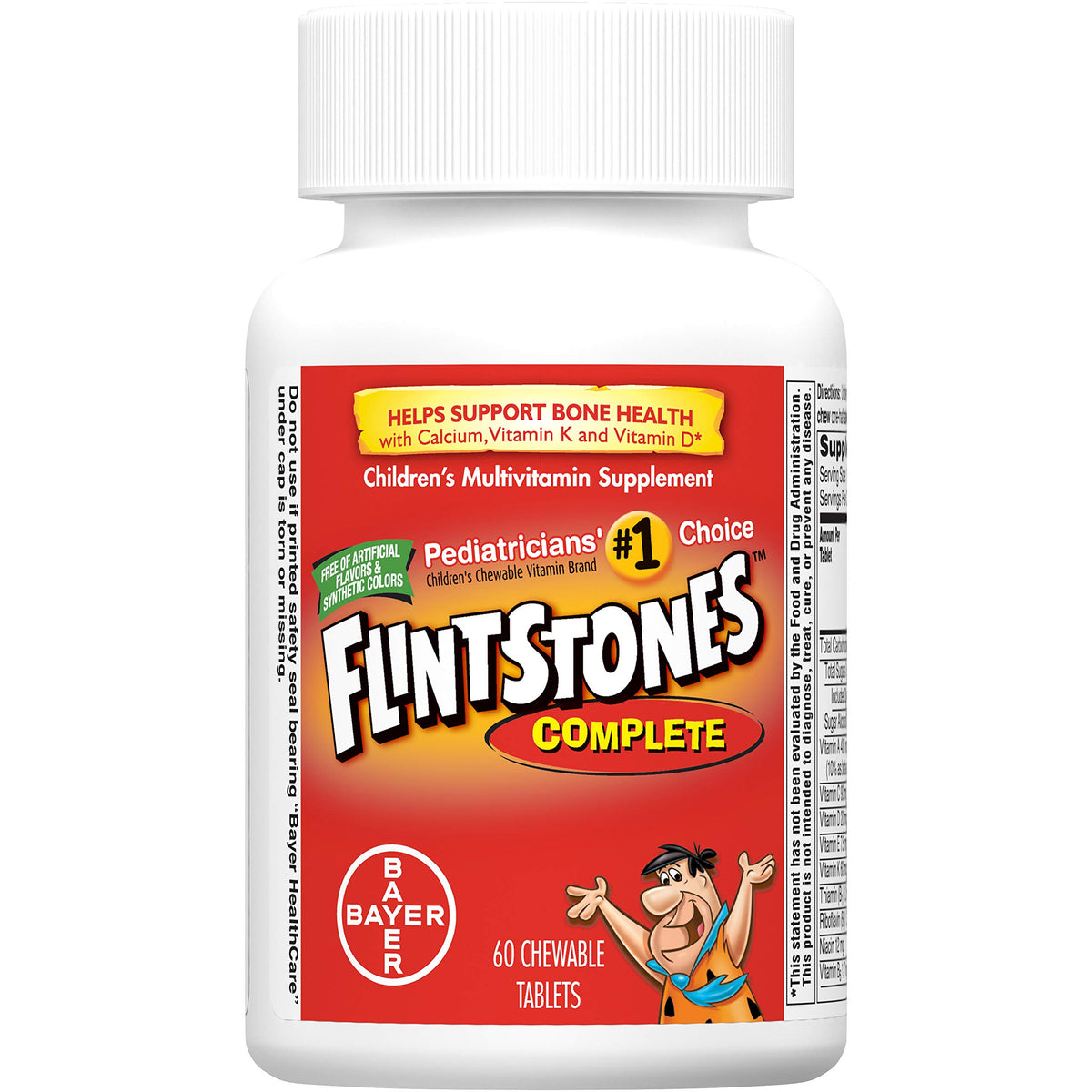 Flintstones Complete Children's Multivitamin Chewable Tablets - 60 Count - image 2