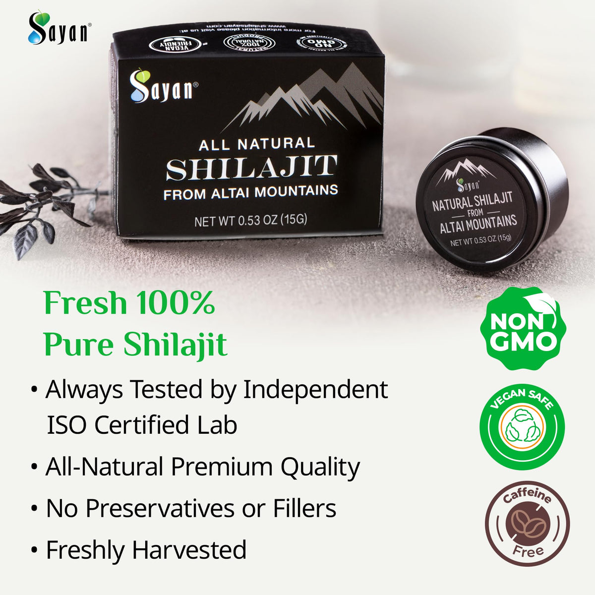 Sayan Shilajit Resin Natural Fulvic Acid - 30 g - image 2