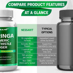 NESSARIT Complete 10-in-1 Moringa with Turmeric - 150 Capsules - image 7