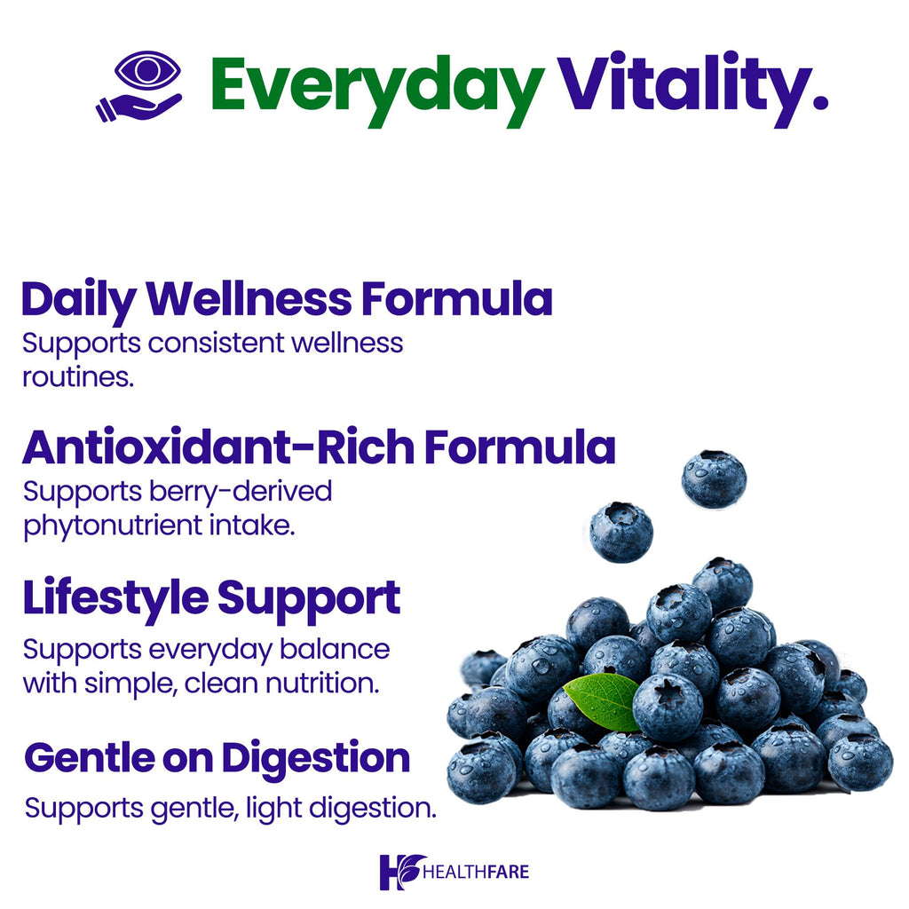 Healthfare Bilberry Extract Extra Strength - 200 Vegan Capsules - image 6