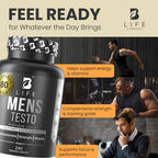 B Life Company Testosterone Booster for Men - 240 Capsules - image 4