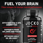 Jocko Fuel Super Krill Oil Omega 3 1000mg - 60 Softgels - image 2