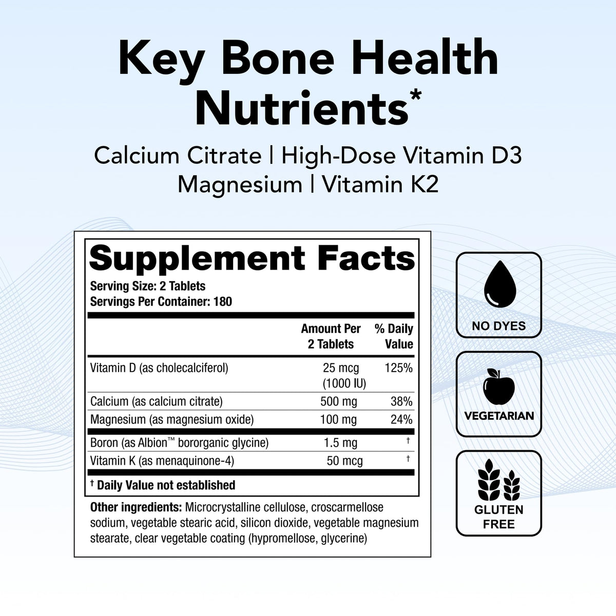 Theralogix TheraCal D2000 Bone Health Support - 360 Tablets - image 2