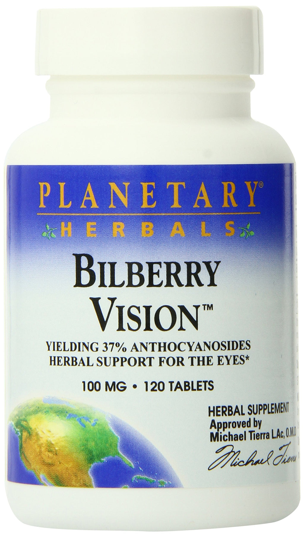 Planetary Herbals Bilberry Vision Tablets - 120 Count - image 4