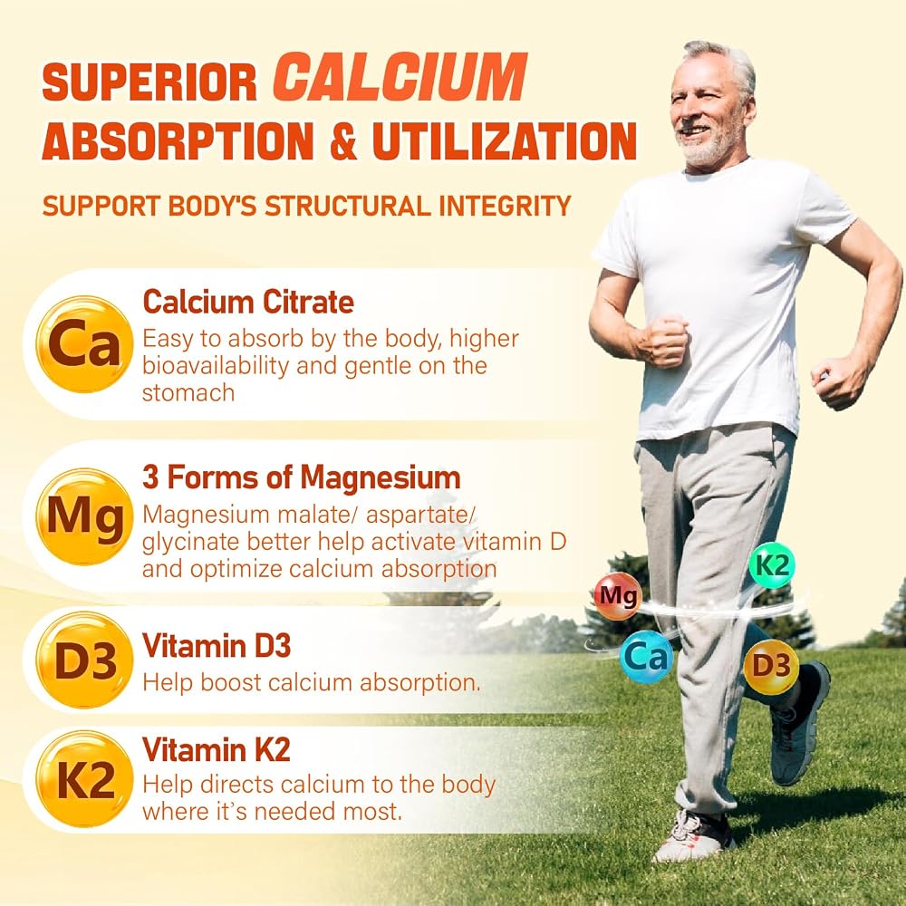 Tcemundry Calcium Magnesium Supplement Gummies for Adults: Calcium
