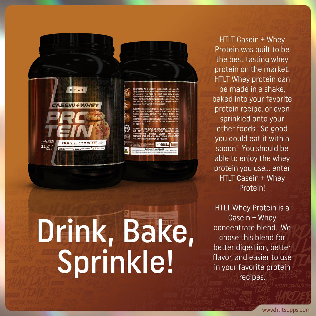 HTLT Supps Casein + Whey Protein by HTLT