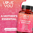 Love You Lactation Support Herbal Milk Booster - 60 Capsules - image 2