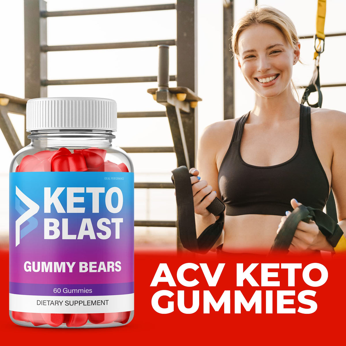 IDEAL PERFORMANCE Blast Keto ACV Gummies - 180 Count - image 2