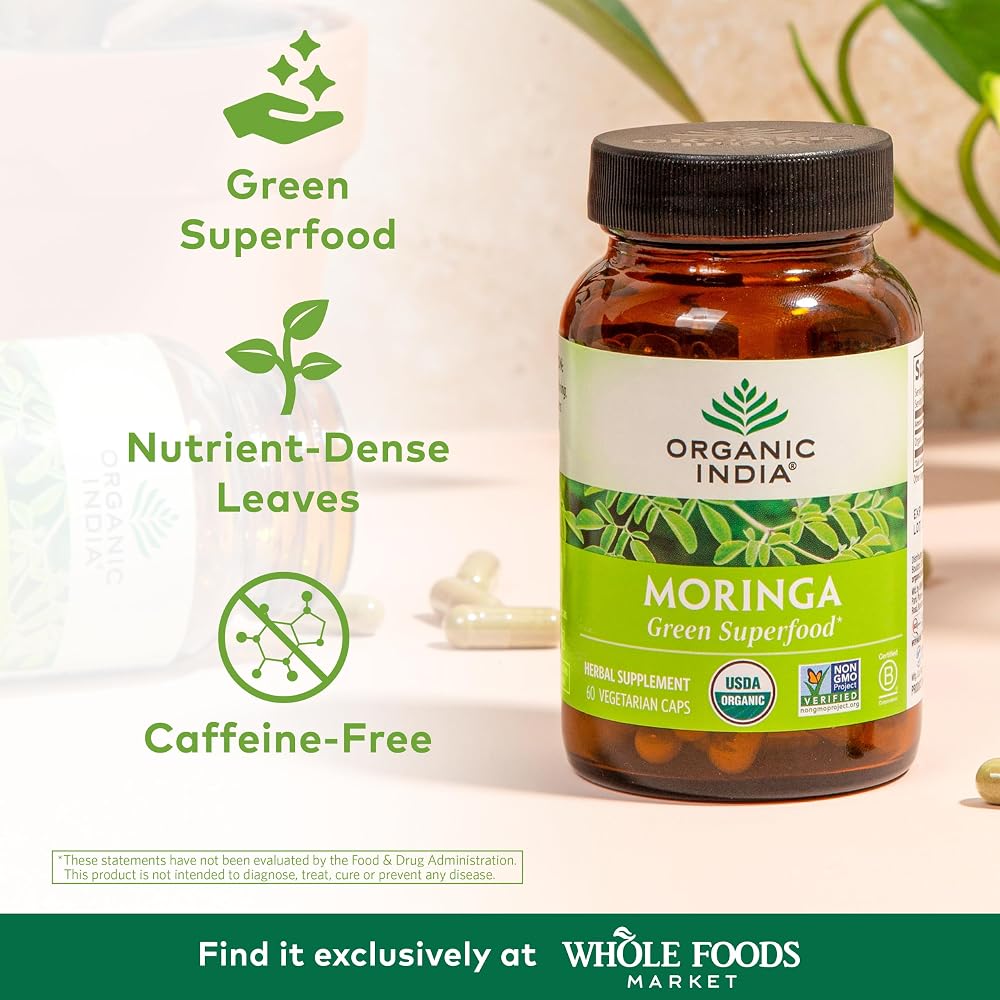 ORGANIC INDIA Moringa Capsules Organic