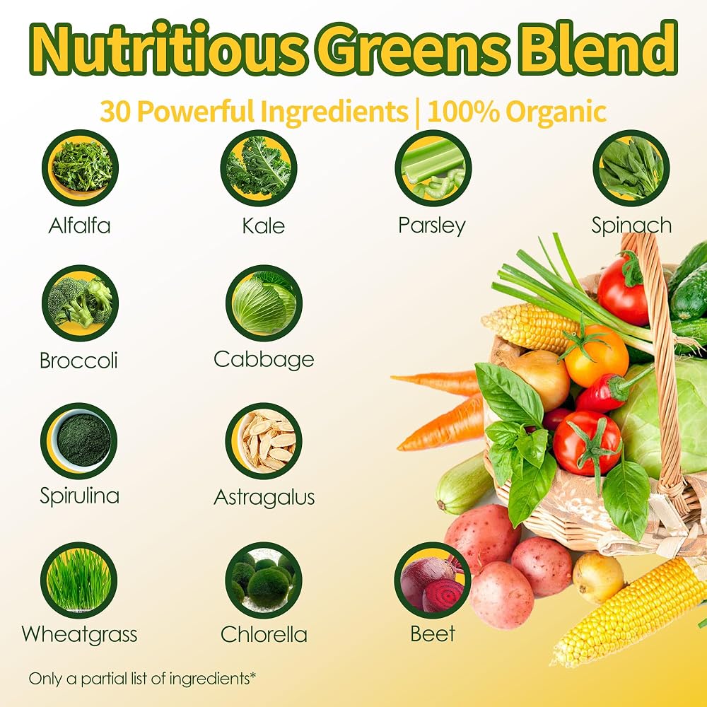 Zotreval Daily Greens Superfood Green Gummies for Digestive Health - 224 Gummies - image 5