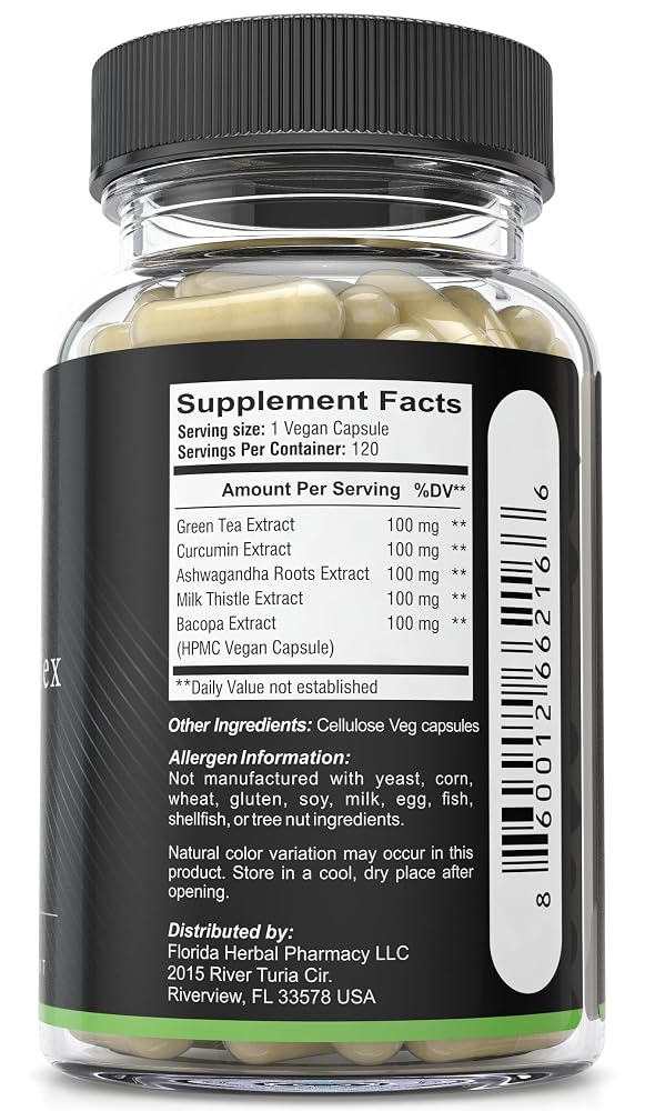 Florida Herbal Pharmacy NRF2 Complex Supplement - 120 Capsules - image 2