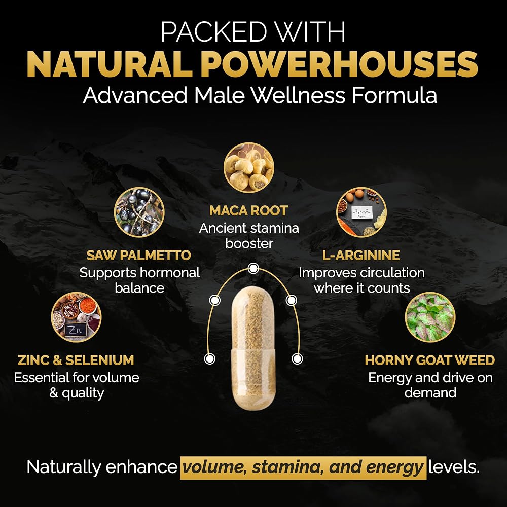 Semapro Semen Volume Booster for Men - 60 Capsules - image 2