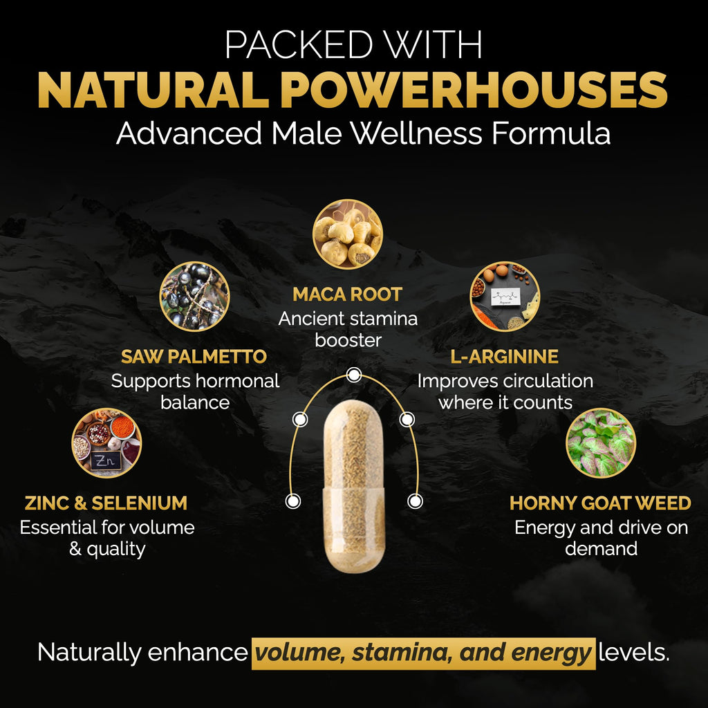 Semapro Semen Volume Booster for Men - 60 Capsules - image 2