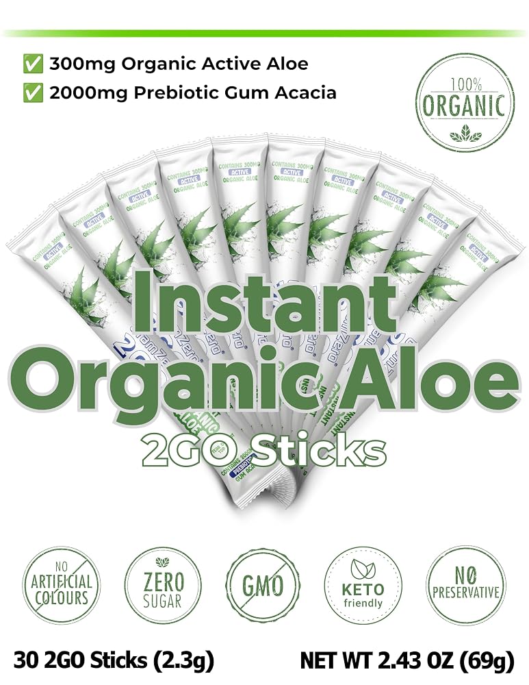 GramZero 2GO Sticks Organic Aloe Powder - 12.7 oz - image 4