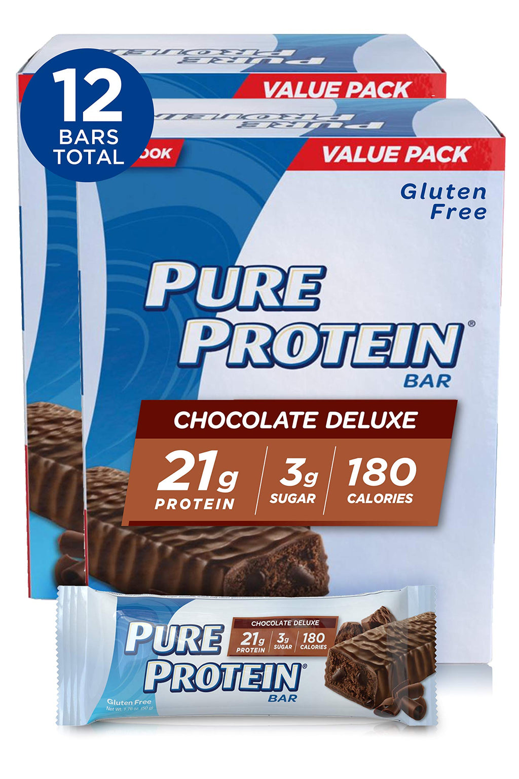 Pure Protein Bars, High Protein, Nutritious Snacks to Support Energy