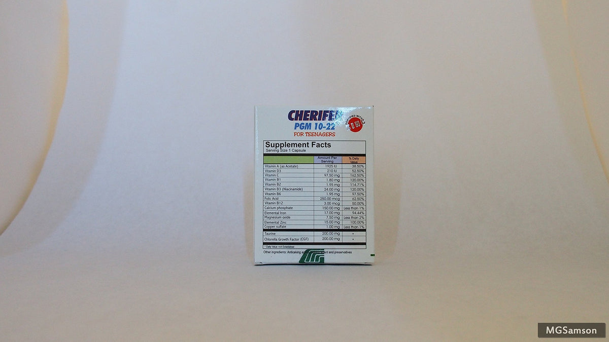 Cherifer PGM 10-22 Chlorella Growth Factor Capsules - 30 Count - image 4