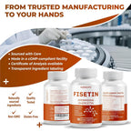 NuraFuse Fisetin 9-in-1 Complex Antioxidant Wellness - 150 Capsules - image 9