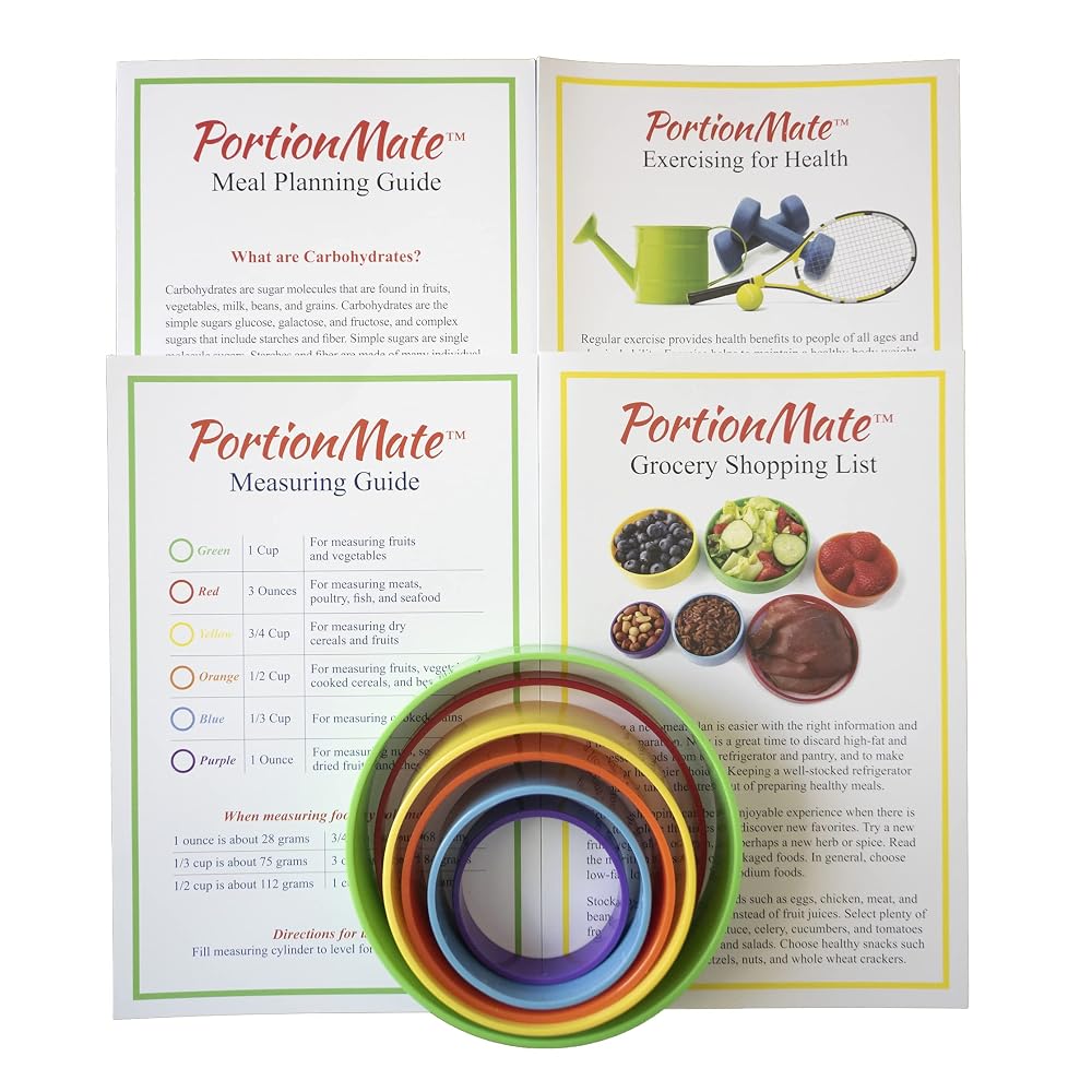 PortionMate Perfect Portions Meal Planner - 7 Piece Set - image 4