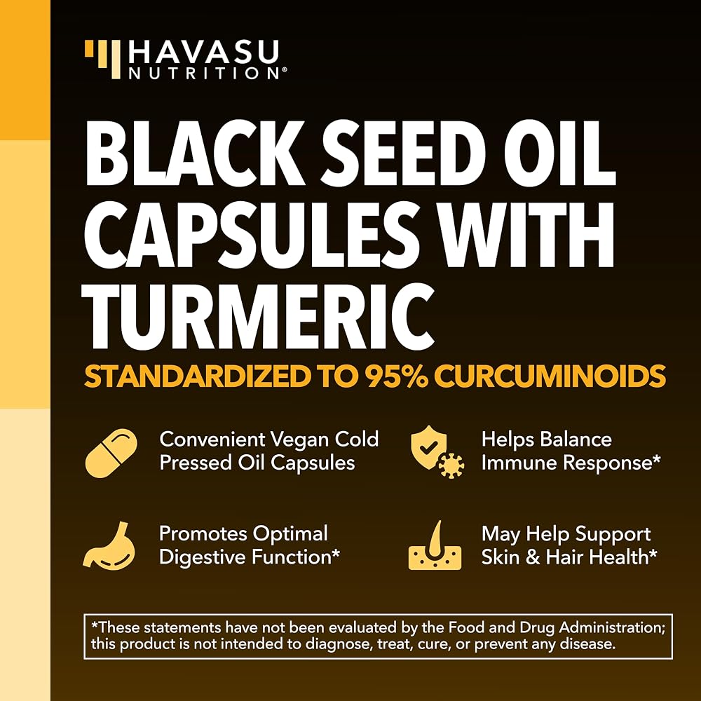 HAVASU NUTRITION Cold Pressed Black Seed Oil