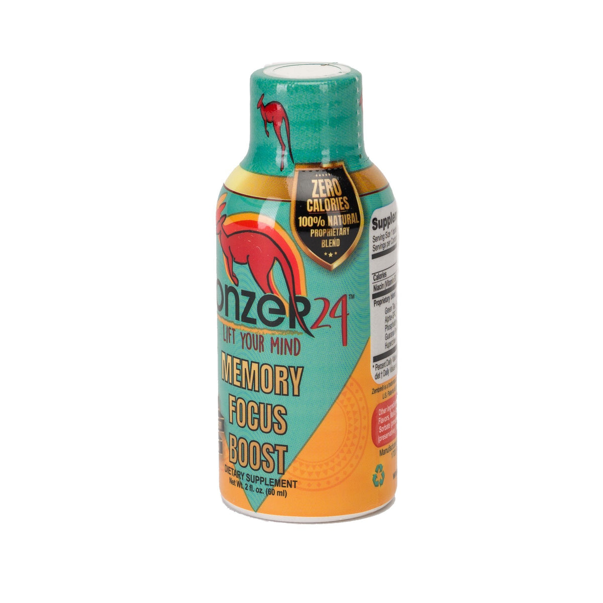 Bonzer24 Brain Support Shot Energy Drink Alternative - 12 Pack - image 3