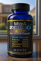 Iconis Bioceuticals MigrA Zero Migraine Relief - 120 Capsules - image 8