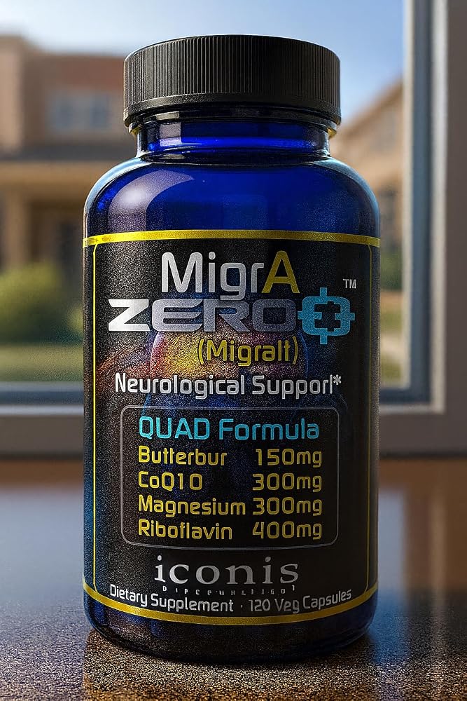 Iconis Bioceuticals MigrA Zero Migraine Relief - 120 Capsules - image 8