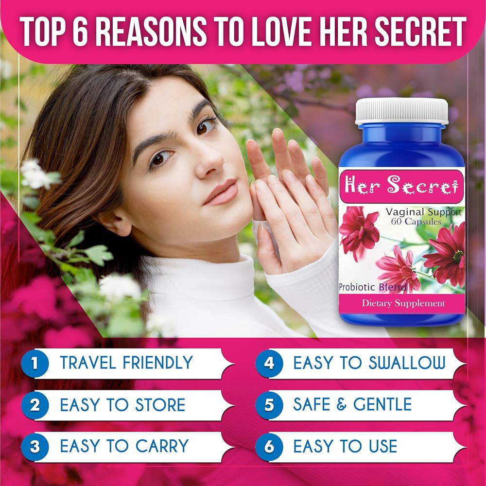 Celebrity LifeStyle Her Secret Probiotics for Women - 60 Capsules - image 2