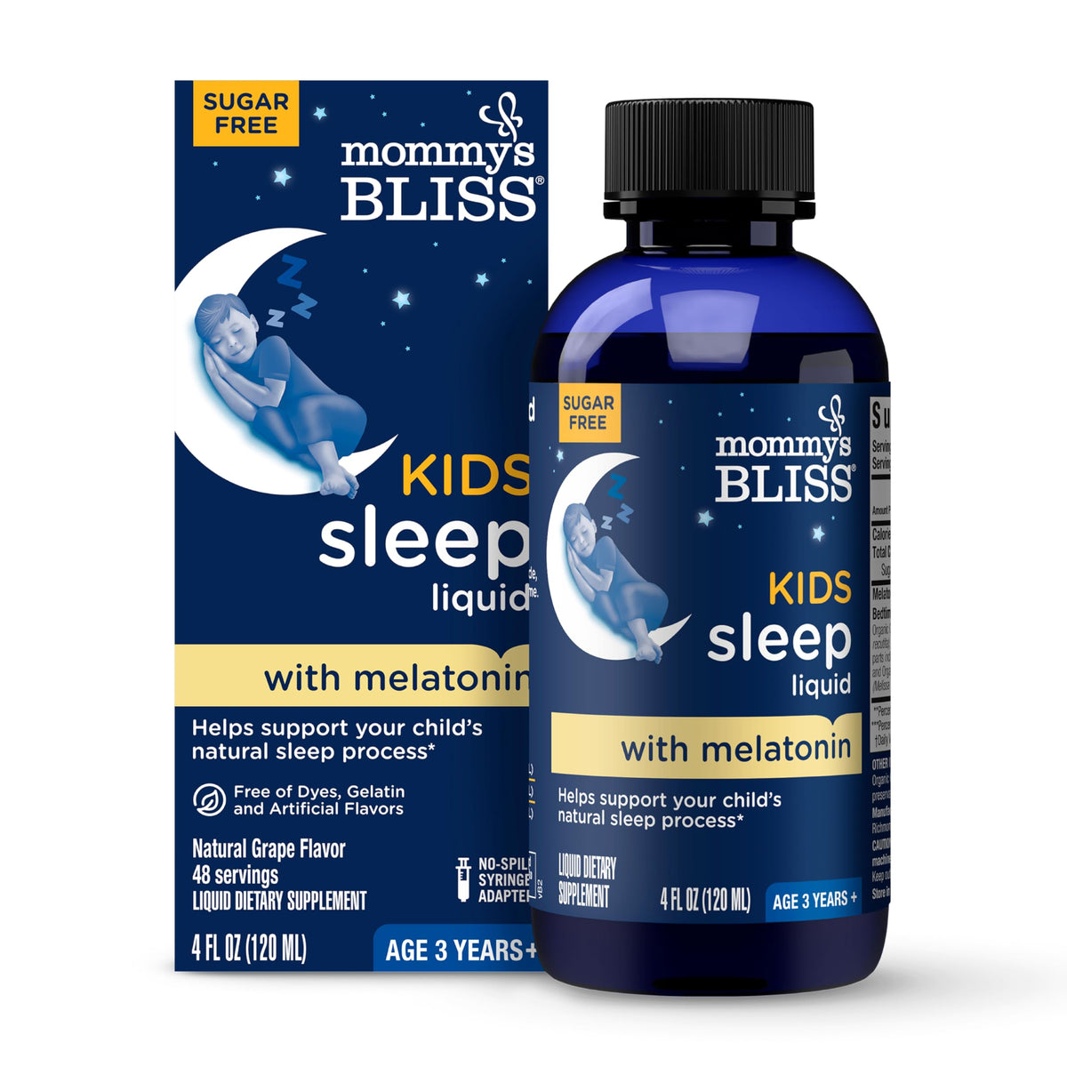 Mommy's Bliss Kids Sleep Support Liquid with Melatonin - 4 Fl Oz