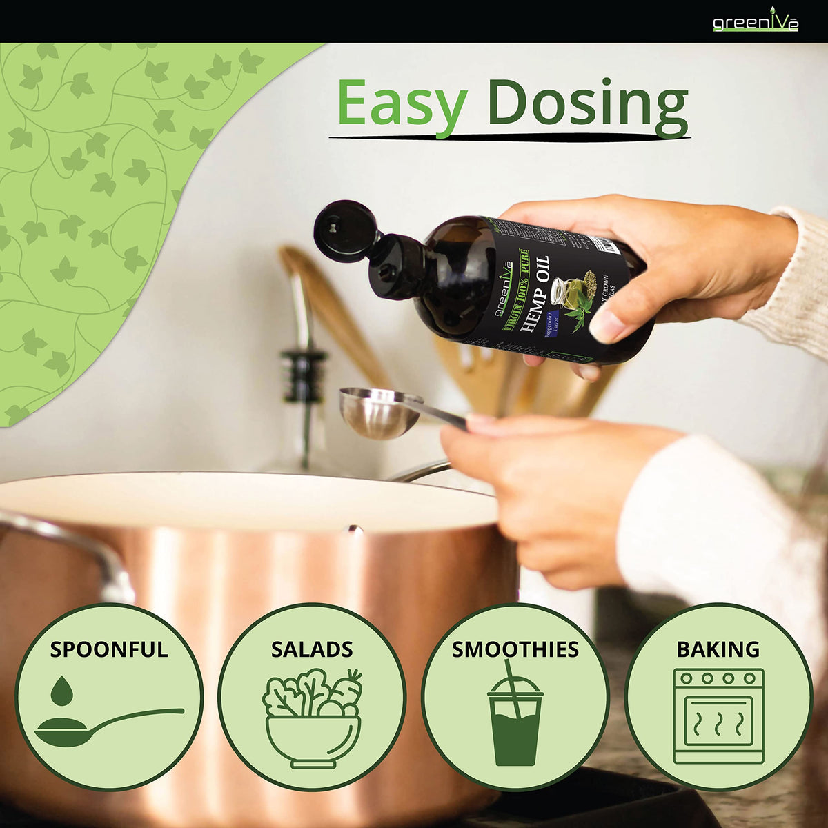 GreenIVe Naturally Grown Peppermint Hemp Oil 224 - image 7