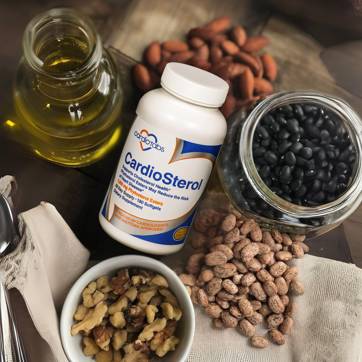 CardioTabs CardioSterol Plant Sterol Supplement - 180 Softgels - image 3