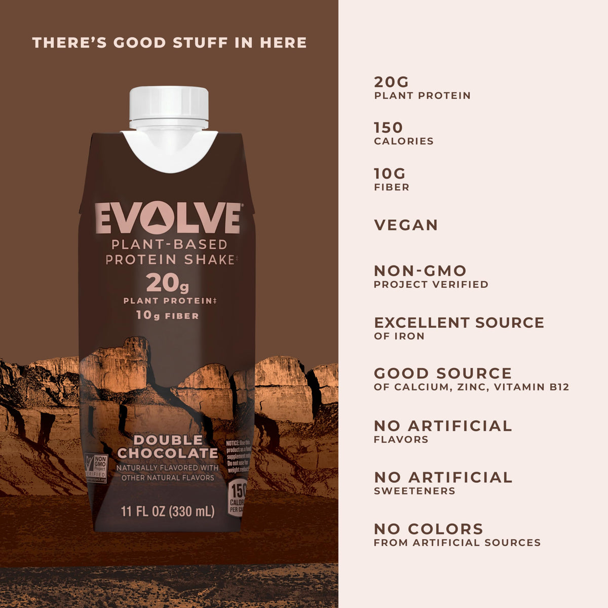 Evolve Plant Based Protein Shake 11 Fl Oz
