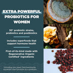 Ancient Nutrition Regenerative Organic Certified Probiotics for Women
