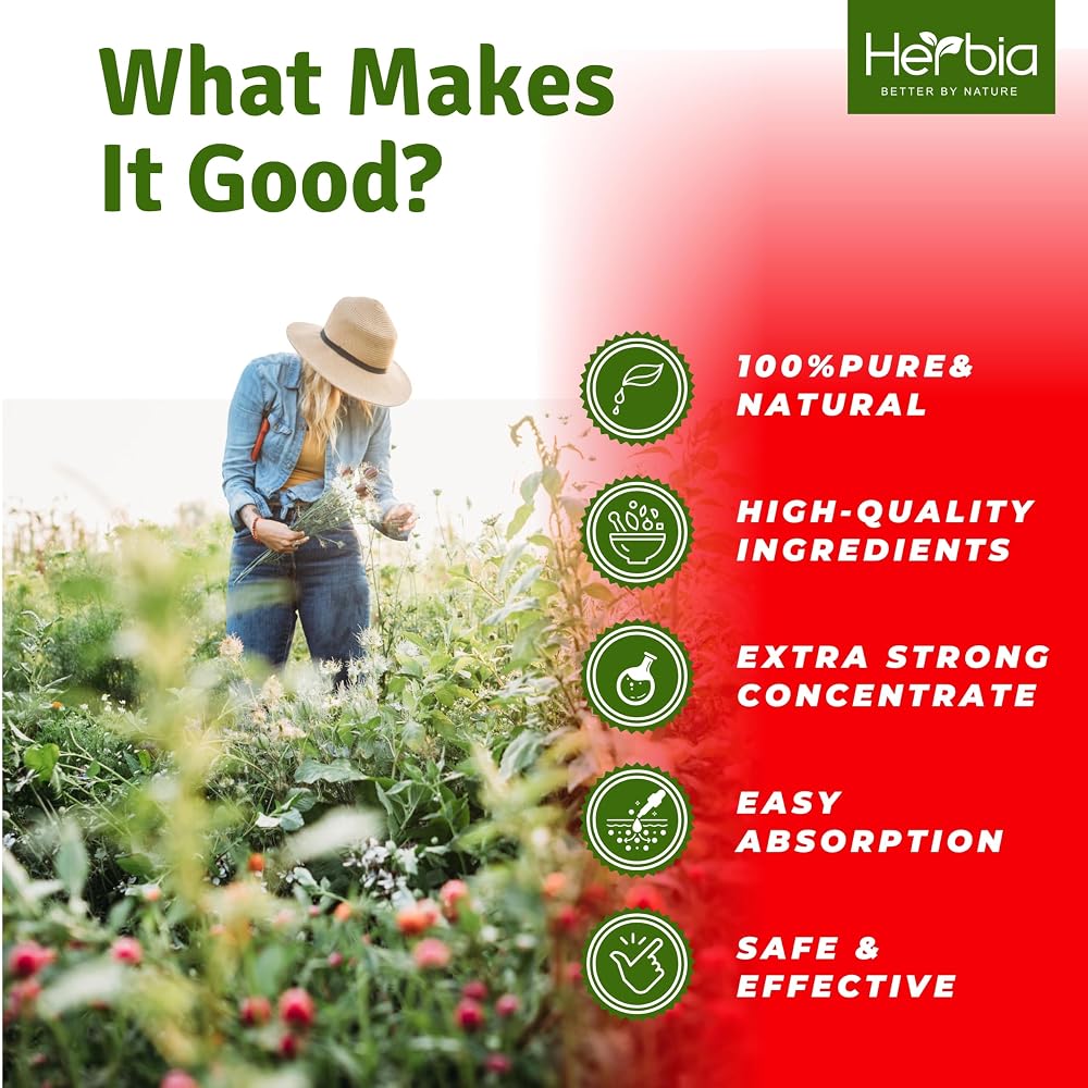 HERBIA 3X Echinacea Immune Support Liquid Extract - 60ml - image 5