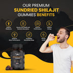 PakShilajit Pure Himalayan Shilajit Gummy Energy & Immunity - 60 Gummies - image 2
