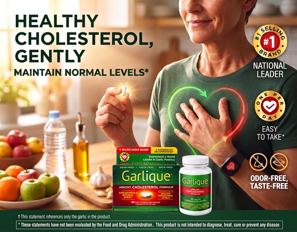 Garlique Cardiovascular Dietary Supplement - 30 Caplets - image 2