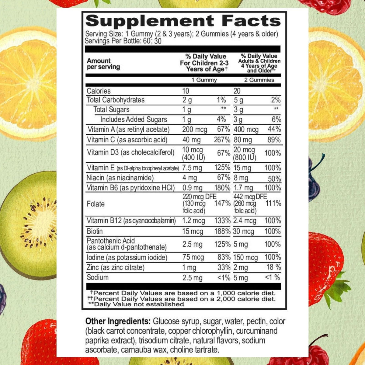 Go Healthy Natural Kids Multivitamin Gummies Immune Support - 60 Count - image 5