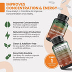 EarthNutri Acetyl-L-Carnitine 500mg - 90 Capsules - image 2