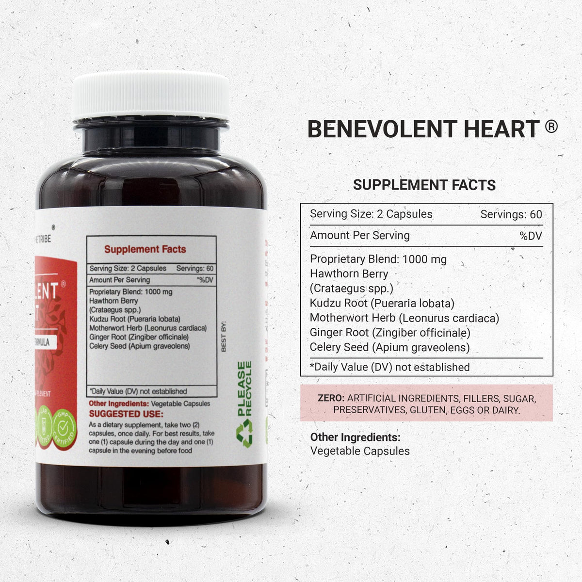 Secrets of the Tribe Benevolent Heart 60/120 Capsules
